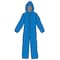 Kappler Disposable Coverallss, Hooded, 4X, Elastic Wrist, Elastic Ankle, Bound Seam, Blue, 12 PK Z1B428XP--4X - alternate 1